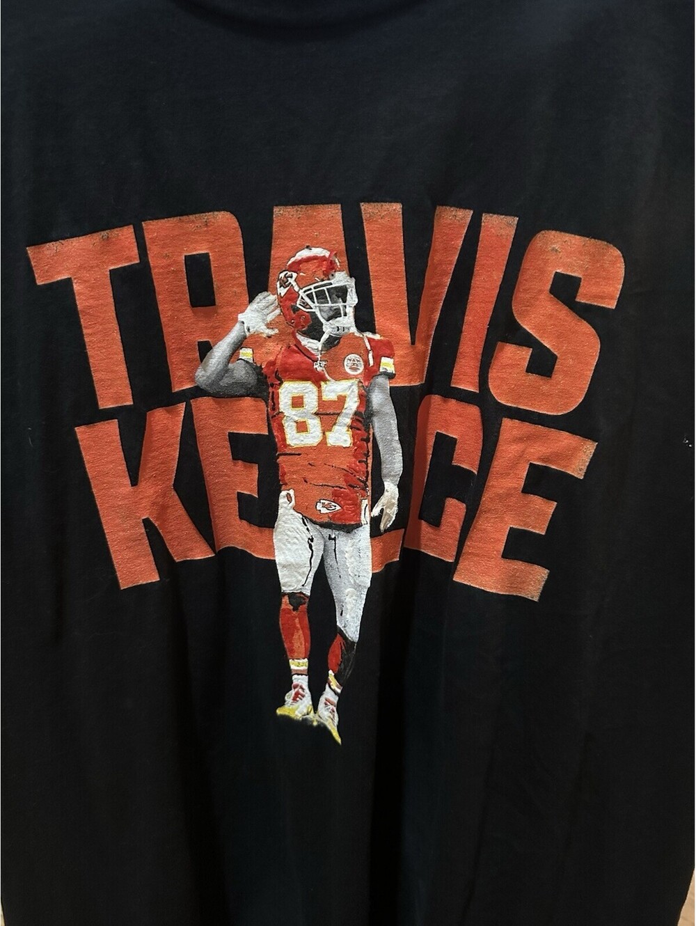 Travis Kelce Shirt Mens XL Kansas City Chiefs NFL Football Graphic Tee